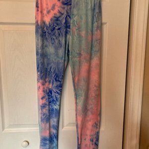 Shein tie dye leggings